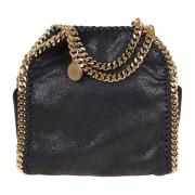 Stella McCartney Svart Tiny Falabella Shaggy De Black, Dam