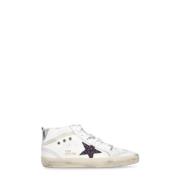 Golden Goose Vita Sneakers med Glittrande Stjärna White, Dam