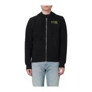 Diesel Hoodie med Ginn stil Black, Herr