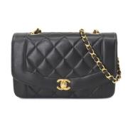 Chanel Vintage Pre-owned Laeder chanel-vskor Black, Dam