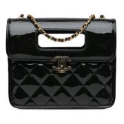 Chanel Vintage Pre-owned Laeder chanel-vskor Black, Dam