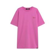 Barrow Grafiskt Tryck Rund Hals T-shirt Pink, Dam