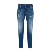 Dsquared2 Casual Bomullsbyxor Blue, Herr