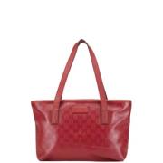 Gucci Vintage Pre-owned Canvas handvskor Red, Dam