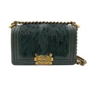 Chanel Vintage Pre-owned Laeder chanel-vskor Green, Dam