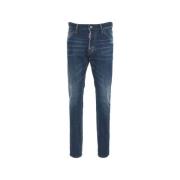 Dsquared2 Slim Fit Blå Distressed Jeans Blue, Herr