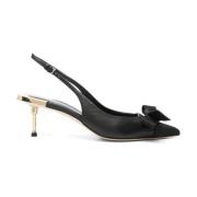 Elisabetta Franchi Eleganta Slingback Pumps för Kvinnor Black, Dam