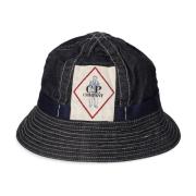 C.p. Company Stilig Bucket Hat med Metallnitar Blue, Herr