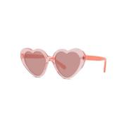 Stella McCartney Elegant Svart Klänning Sc4014Ik Pink, Unisex