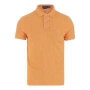 Polo Ralph Lauren Bomullspolo med logotyp Orange, Herr