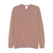 Calvin Klein Terracotta Brun Crew Neck Sweater Brown, Herr