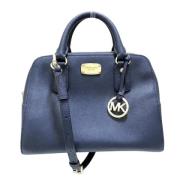 Michael Kors Pre-owned Pre-owned Laeder handvskor Blue, Dam