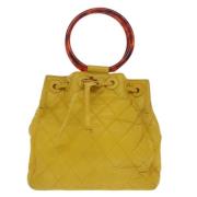 Chanel Vintage Pre-owned Laeder chanel-vskor Yellow, Dam