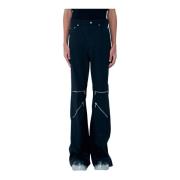 Rick Owens Funktionella Cargo Byxor med Dragkedjefickor Black, Herr