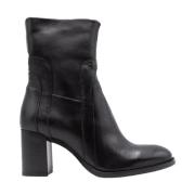 Mjus Heeled Boots Black, Dam