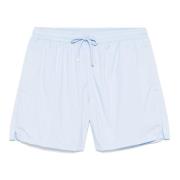 Fedeli Polyester Badshorts med Elastiskt Bälte Blue, Herr