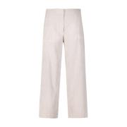 Raffaello Rossi Corduroy Palina Byxor med Bred Ben Beige, Dam