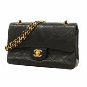 Chanel Vintage Pre-owned Laeder axelremsvskor Black, Dam