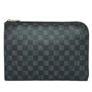 Louis Vuitton Vintage Pre-owned Canvas kuvertvskor Black, Dam