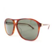 Gucci Vintage Pre-owned Plast solglasgon Brown, Dam