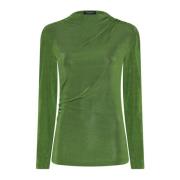 Bruuns Bazaar Elegant Cedrusbbtonna Blouse Färsk Grön Green, Dam