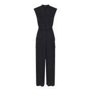 Bruuns Bazaar Elegant Utility-inspirerad Jumpsuit Svart Black, Dam