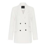 Bruuns Bazaar Elegant Snow White Blazer med ficklock White, Dam