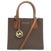 Michael Kors Pre-owned Pre-owned Canvas handvskor Brown, Dam