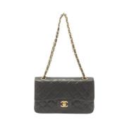 Chanel Vintage Pre-owned Laeder axelremsvskor Black, Dam