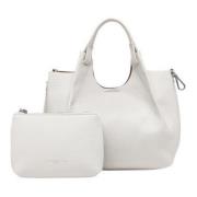 Gianni Chiarini Ivory Läderhandväska Beige, Dam