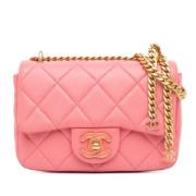 Chanel Vintage Pre-owned Laeder chanel-vskor Pink, Dam