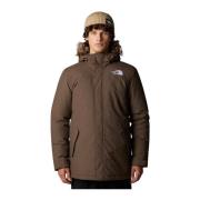 The North Face Återvunnen Zaneck Jacka - Vindtät Huva Brown, Herr