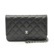 Chanel Vintage Pre-owned Laeder chanel-vskor Black, Dam