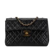 Chanel Vintage Pre-owned Laeder chanel-vskor Black, Dam