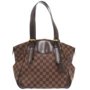 Louis Vuitton Vintage Pre-owned Canvas louis-vuitton-vskor Brown, Dam