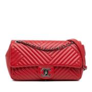 Chanel Vintage Pre-owned Laeder chanel-vskor Red, Dam