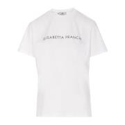 Elisabetta Franchi Vita T-shirts och Polos White, Dam