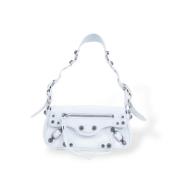 Balenciaga Vintage Pre-owned Laeder handvskor White, Dam