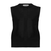 Jil Sander Ärmlös topp Black, Dam