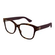 Gucci Minimalistisk Oversize Fyrkantig Acetat Solglasögon Brown, Unise...