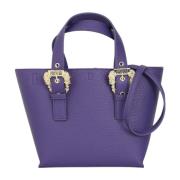 Versace Jeans Couture Lila Toteväska med Barockspänne Purple, Dam