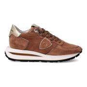 Philippe Model Sneakers Tropez Haute Running Brown, Dam