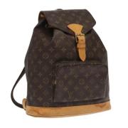 Louis Vuitton Vintage Pre-owned Canvas ryggsckar Brown, Dam