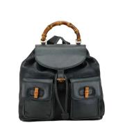 Gucci Vintage Pre-owned Laeder ryggsckar Black, Dam