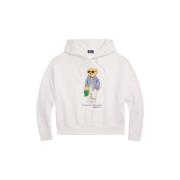 Polo Ralph Lauren Snygg huvtröja med Polo Bear-design White, Dam