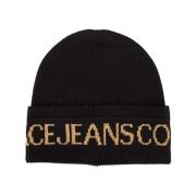 Versace Jeans Couture Kontrast Logo Beanie Black, Unisex