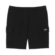 Lacoste Ekologiska bomullsshorts Regular Fit Black, Herr