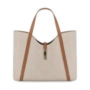 Furla XL Hobo Naturlig Brandy Axelväska Beige, Dam