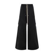 Rick Owens Cargo Jumbo Belas Trousers Black, Herr