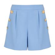 Balmain Pulverkorn Shorts Blue, Dam